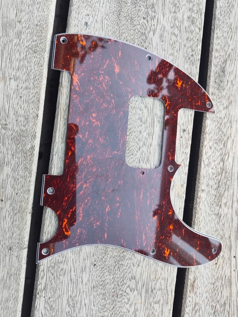 Telecaster slagplaat schildpad-rood, humbucker-uitsparing, Muziek en Instrumenten, Ophalen of Verzenden, Nieuw, Elektrische gitaar