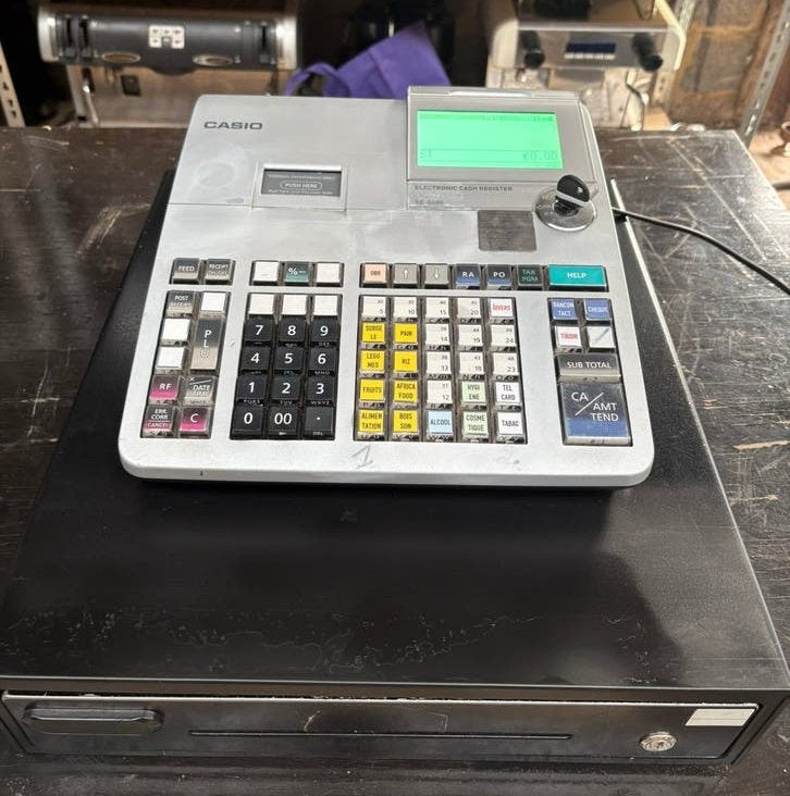 CAISSE ENREGISTREUSE CASIO SE-S400 240€ TVAC, Enlèvement