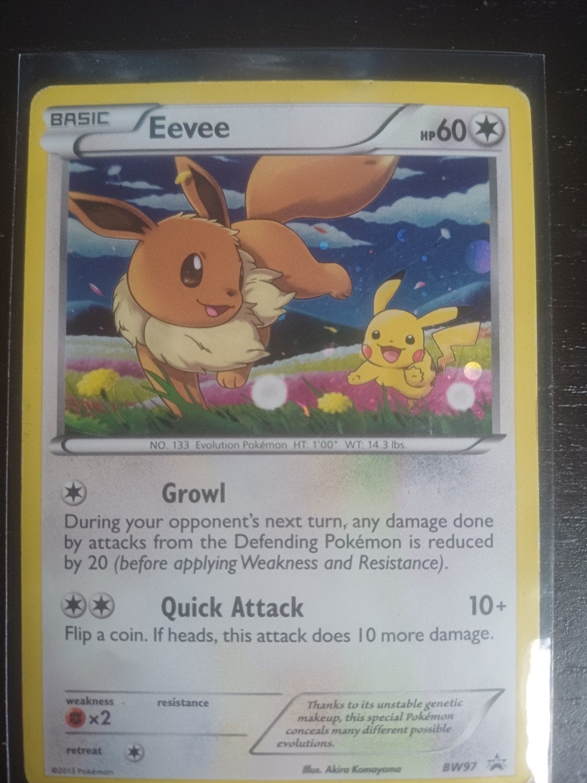 Eevee promo BW97, Hobby en Vrije tijd, Ophalen, Gebruikt, Losse kaart