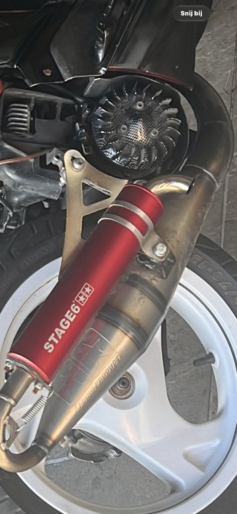 Stage 6 uitlaat, Fietsen en Brommers, Ophalen of Verzenden, Zo goed als nieuw, Mbk (yamaha)