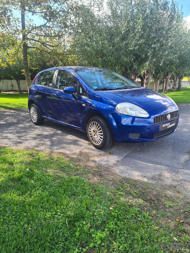 fiat grande punto, Auto's, Euro 5, Stof, 4 cilinders, Blauw
