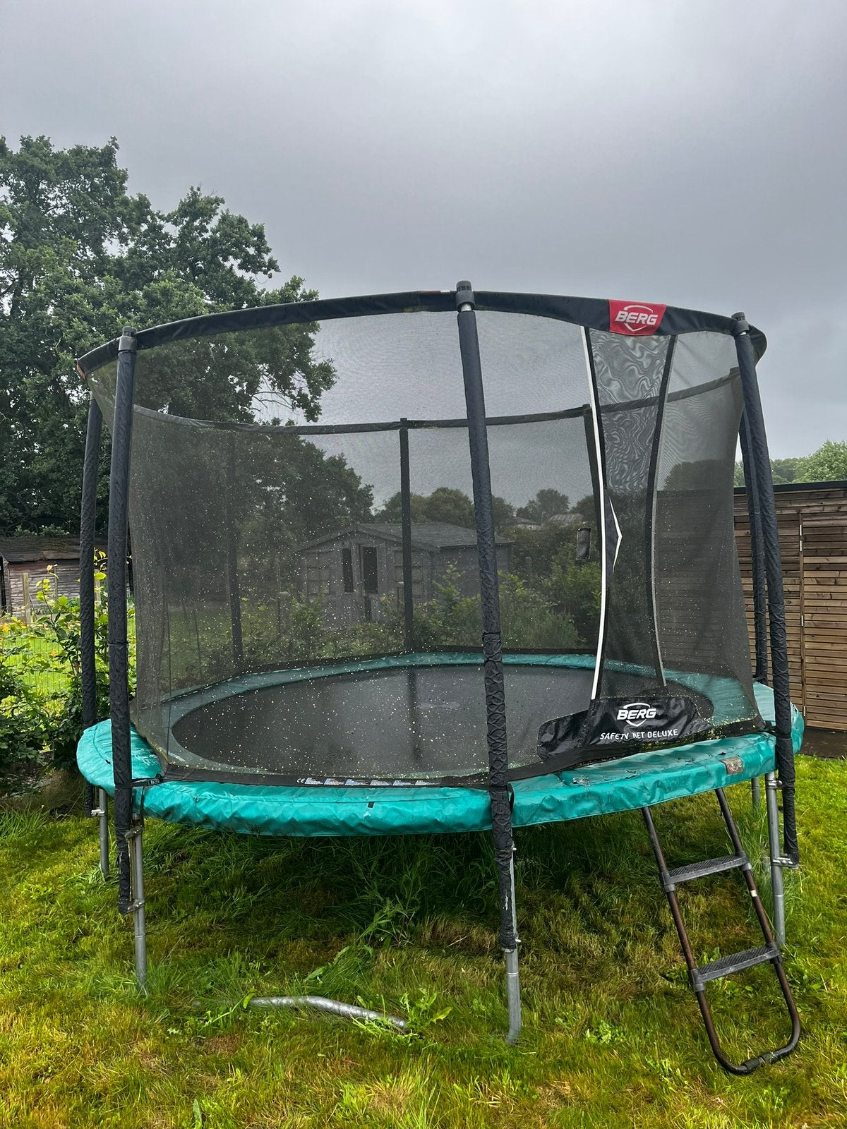 Berg trampoline 380 cm, Kinderen en Baby's, Speelgoed | Buiten | Trampolines, Ophalen, Gebruikt