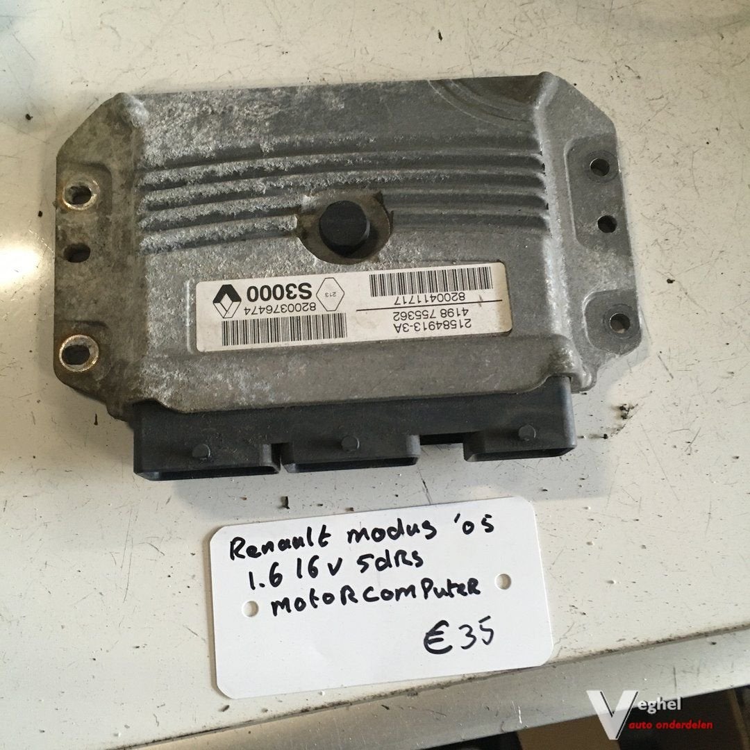 Renault Modus 1.6 16v 2005  ECU, Autos : Pièces & Accessoires, -, Utilisé, -, -