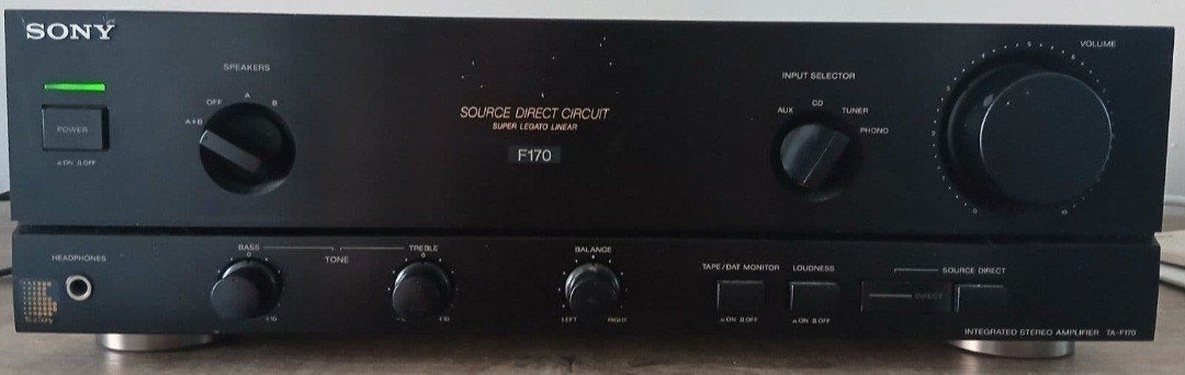 Sony TA-F170 Stereo Versterker (Made in Japan) PERFECT !!, Audio, Tv en Foto, Ophalen, Stereo, Sony