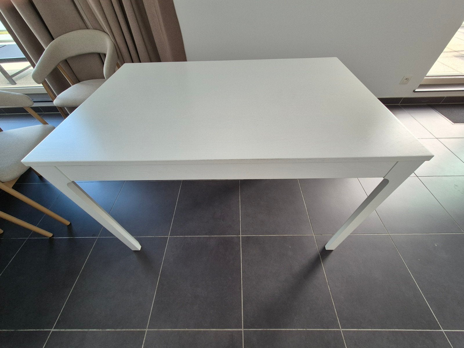 Houten eettafel Ikea Ekedalen, Ophalen