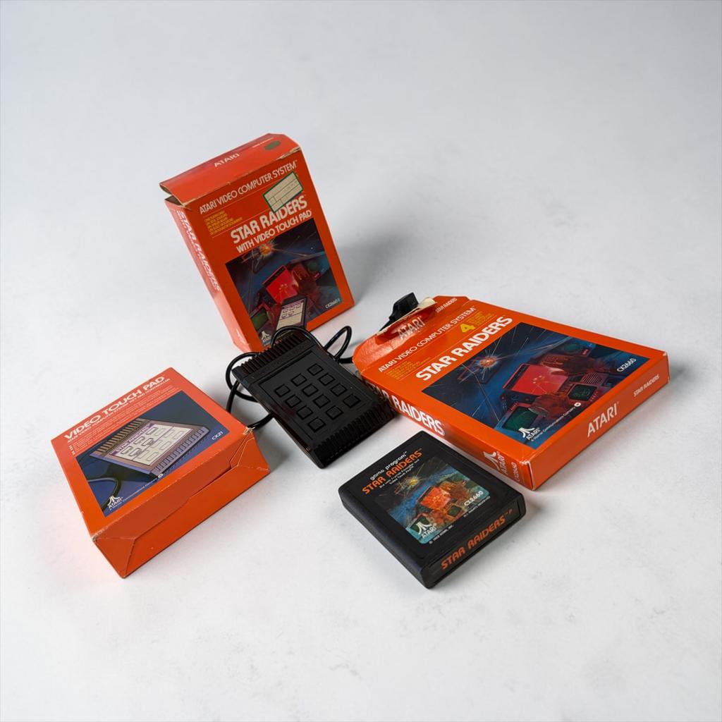 Vintage video game ATARI 2600:Star raiders & Video Touch Pad, Games en Spelcomputers, Games | Atari, Ophalen, Gebruikt, Atari 2600