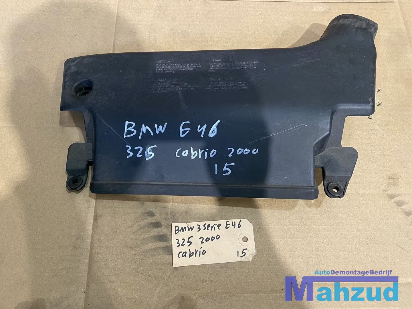 BMW 3 SERIE E46 Luchtgeleider luchtfilterhuis 75019880, Auto-onderdelen, Petuelring 130
80788  Munich, DE, Gebruikt, Info@bmw.de