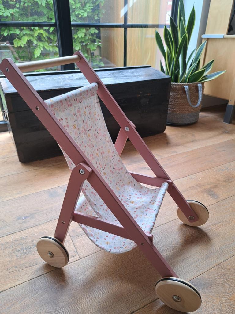 Little Dutch houten poppenbuggy, Kinderen en Baby's, Speelgoed | Houten speelgoed, Ophalen