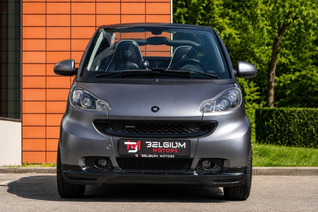 Smart Brabus Cabrio 1.0 Turbo - Bekleding - 1e eigenaar, Zwart, Cabriolet, Wit, Leder