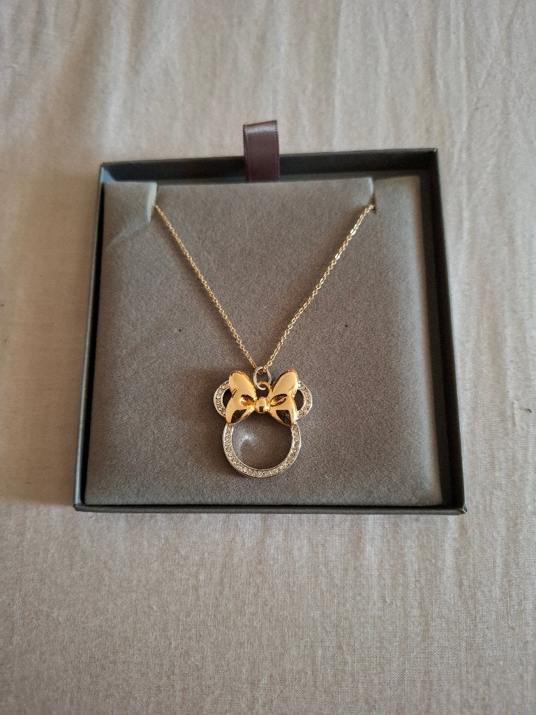 Couture kingdom disney minnie mouse ketting, Ophalen, Nieuw, Goud, Zilver