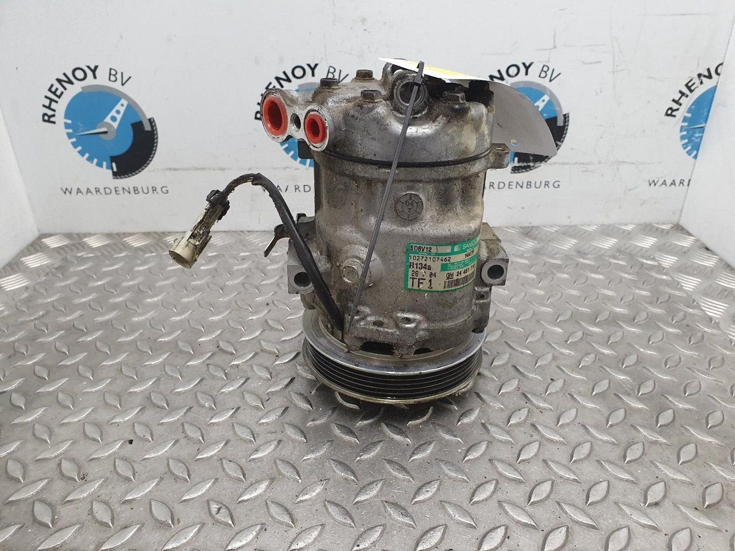 OPEL CORSA 1.2-16V Rhythm  AIRCO COMPRESSOR / AIRCOPOMP 2004, Ophalen of Verzenden, Gebruikt, ARN erkend