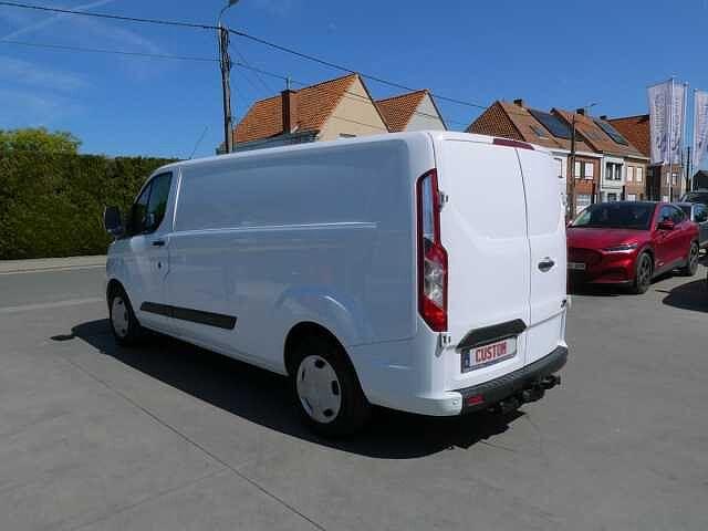 Ford Transit Custom 320L L2 2.0 TDCi 130pk 3pl Trend Camera, Auto's, 94 kW, Euro 6, 128 pk, Wit