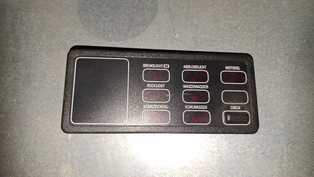 BMW E30 E28 Check Control paneel VDO, Ophalen of Verzenden, Gebruikt, BMW