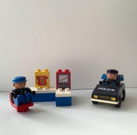 Set Duplo vintage 2654 Poste de police, Ensemble complet, Utilisé, Duplo, Complet
