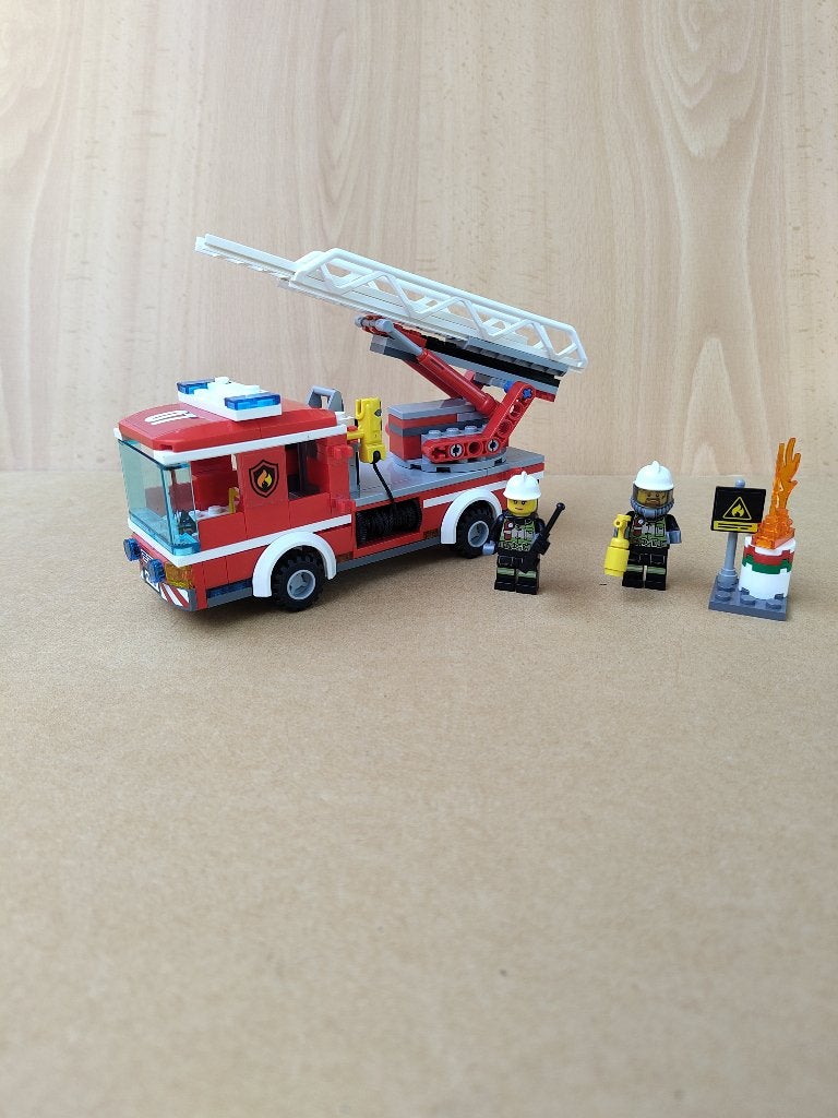 Brandweer ladderwagen - Lego City (60107), Kinderen en Baby's, Ophalen, City, Lego, Zo goed als nieuw