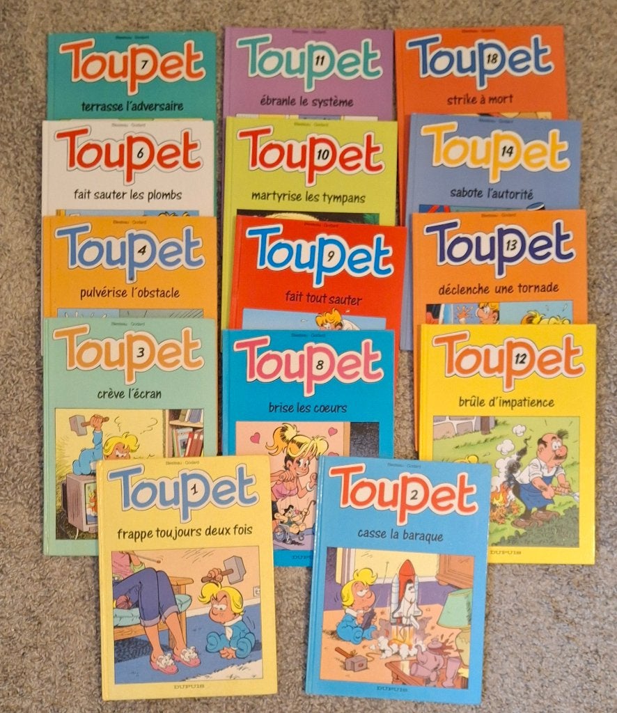 COLLECTION BD toupet de Blesteau et Godard, Livres, Série complète ou Série, Enlèvement ou Envoi, Comme neuf, Blesteau et Godard