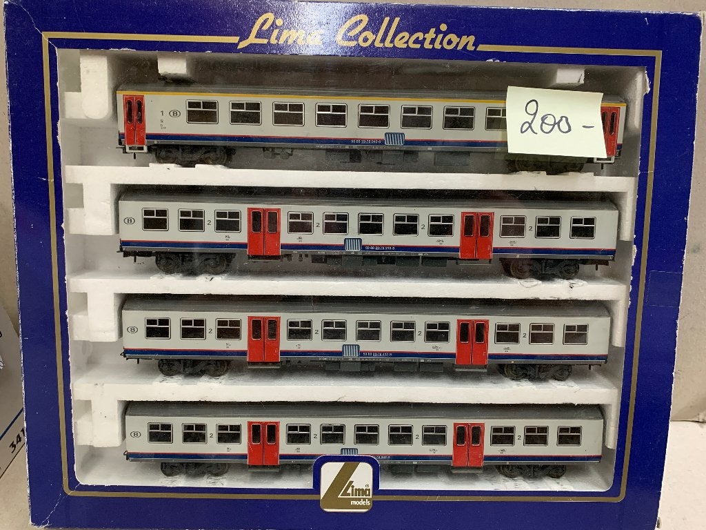 LIMA HO L149881 : Set 4 voitures SNCB New Look, TBE., Ophalen of Verzenden, Lima