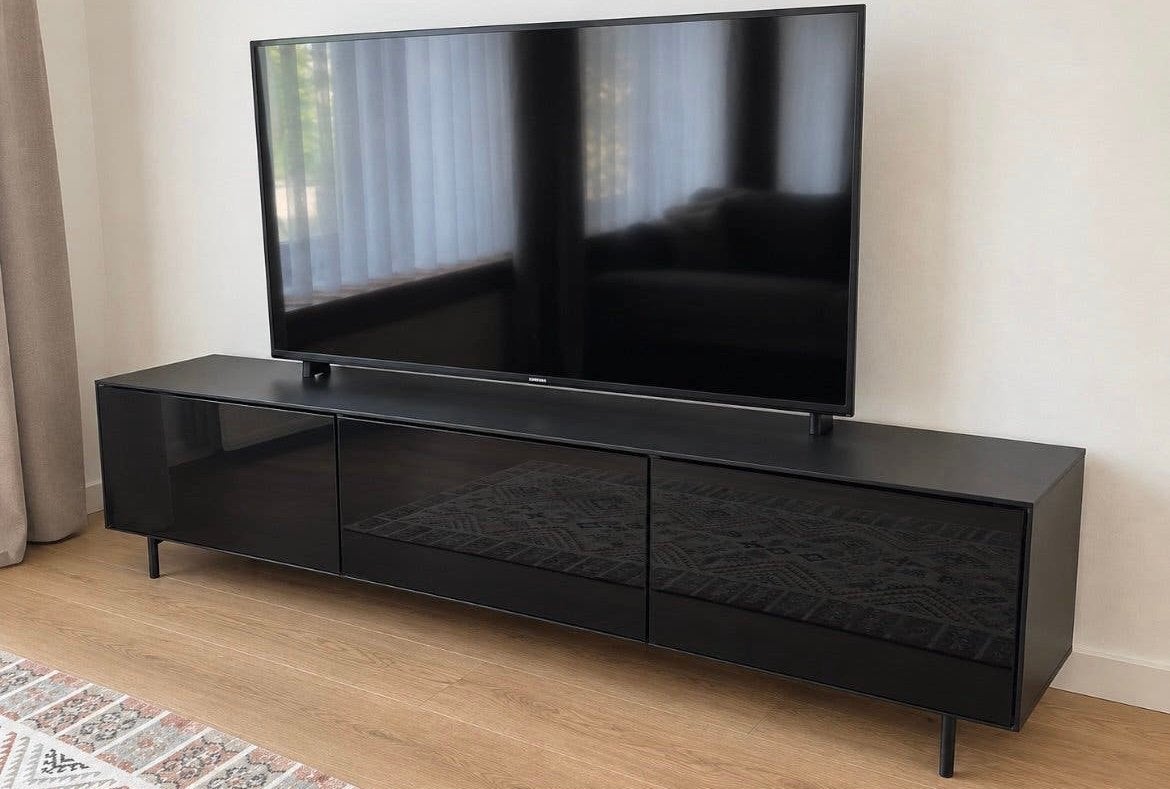 Tv kast, Huis en Inrichting, Ophalen, Zo goed als nieuw, Glas