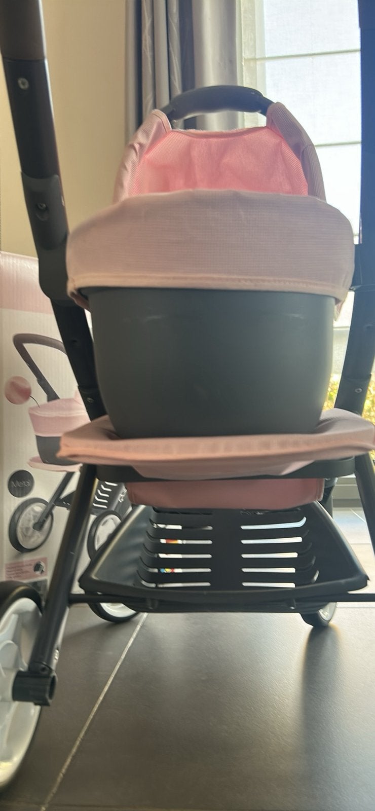 Quinny Poppenwagen 3-in-1 - Roze (Nieuw in doos), Ophalen, Zo goed als nieuw, Kinderwagen, Quinny