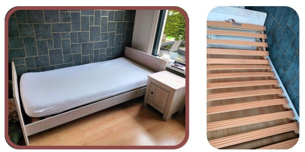 Meegroei bed van baby tot tiener, Ophalen, Gebruikt, Lattenbodem