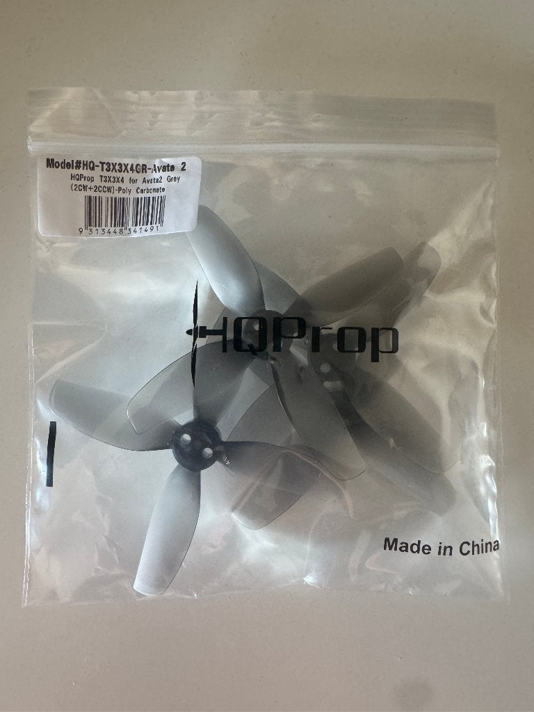 Hélice HQProp T3X3X4 pour DJI Avata 2 ( Gris ), TV, Hi-fi & Vidéo, Enlèvement ou Envoi, Moins de 250 g, DJI, Qualité standard