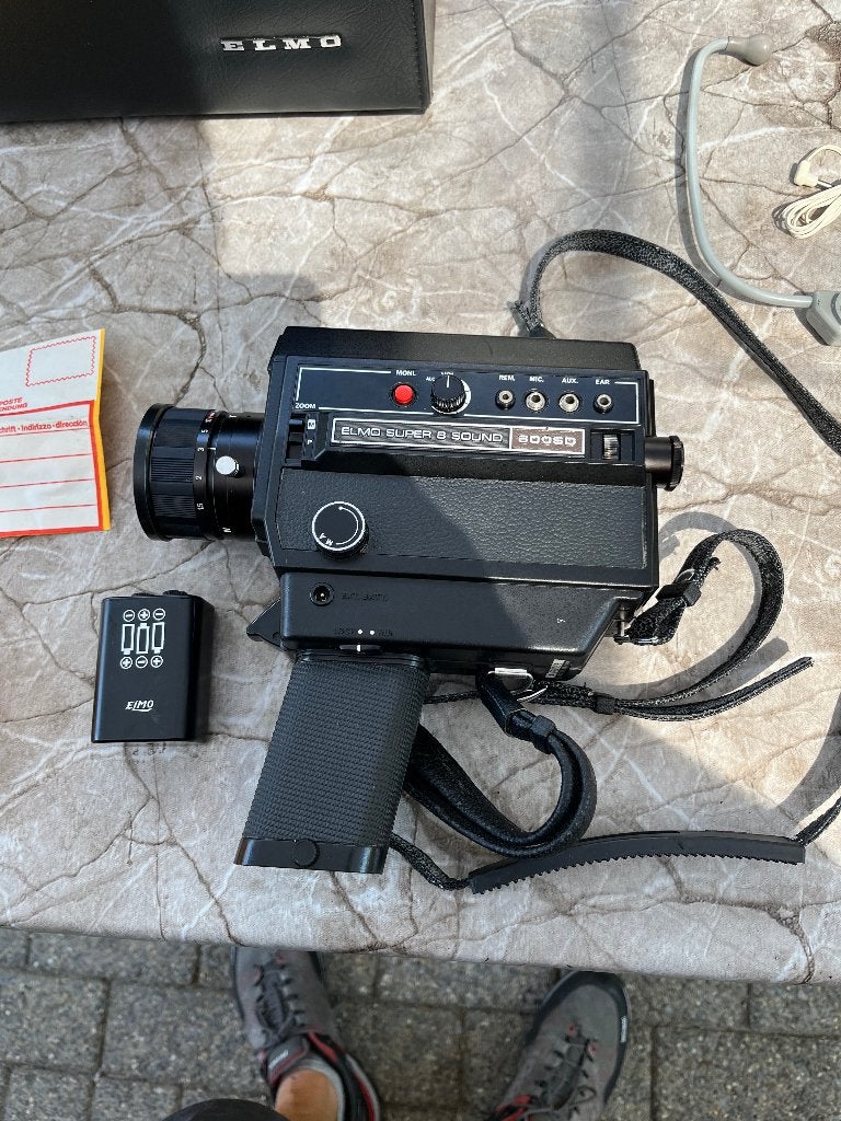 Elmo super 8 camera, TV, Hi-fi & Vidéo, Caméscopes analogiques, Enlèvement, 8 mm, Caméra