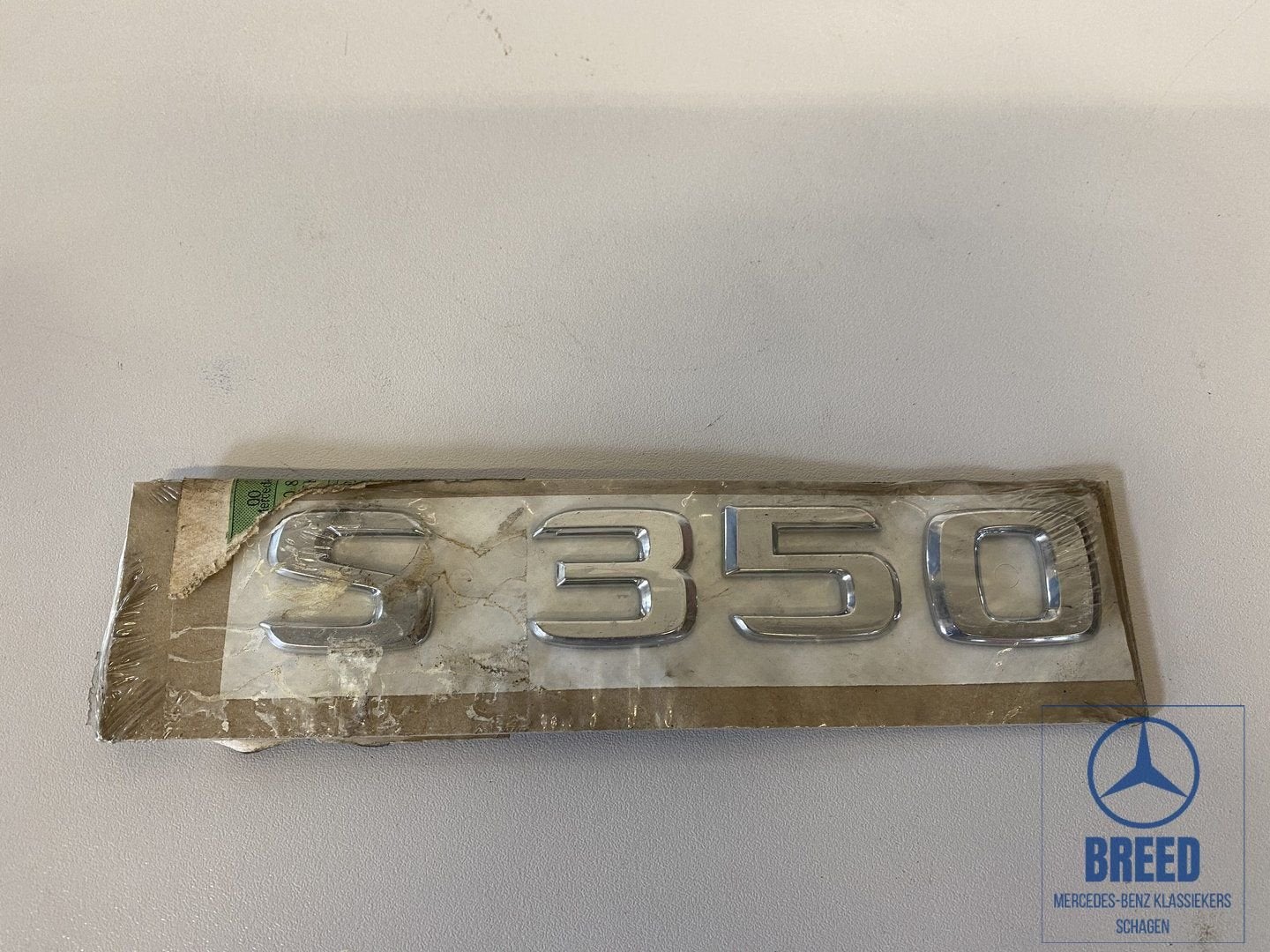 NOS typeplaatje S350 voor Mercedes-Benz W140, Autos : Pièces & Accessoires, Carrosserie & Tôlerie, Mercedes-Benz, Neuf, Enlèvement ou Envoi