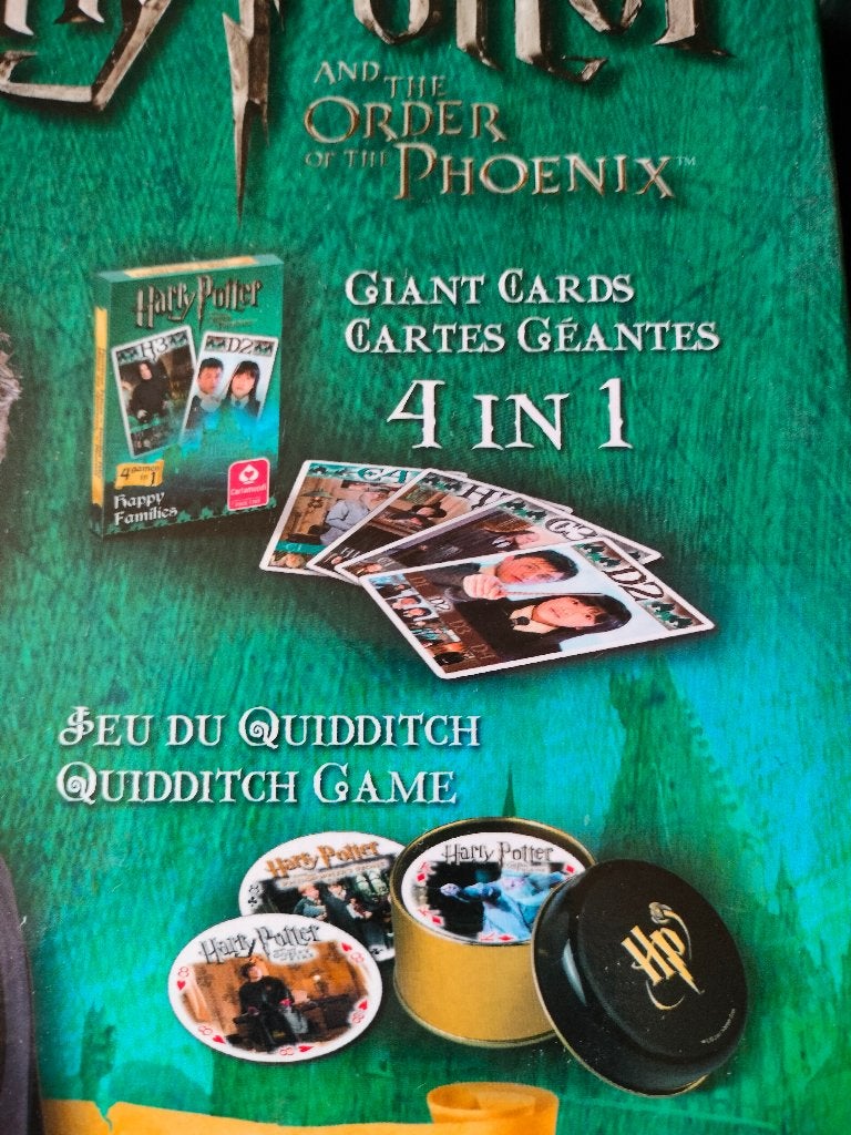 Harry Potter doos gezelschapsspel kaarten blikken speelkaart, Collections, Harry Potter, Enlèvement ou Envoi, Comme neuf