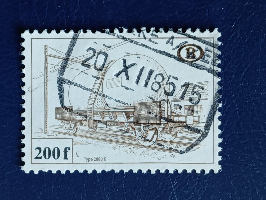 Postzegels Belgie, Postzegels en Munten, Ophalen of Verzenden, Gestempeld, Treinen