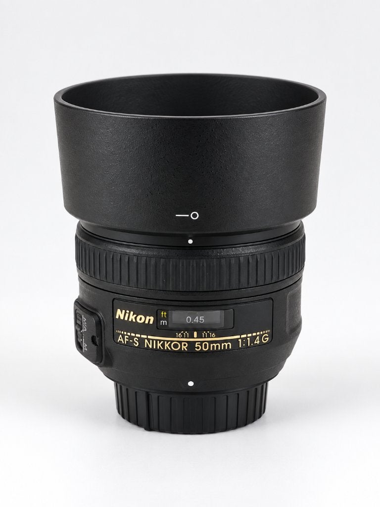 Nikon AF-S NIKKOR 50mm f/1.4G, TV, Hi-fi & Vidéo, Enlèvement ou Envoi, Nikon, Comme neuf, Accessoires