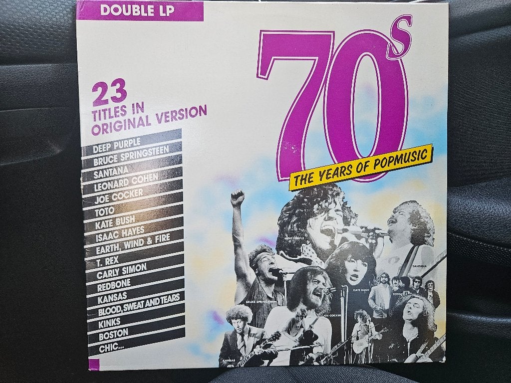 LP Various - 70s The Years Of Popmusic (2-LP), Cd's en Dvd's, Vinyl | Verzamelalbums, Gebruikt, Complilatie, Ophalen of Verzenden