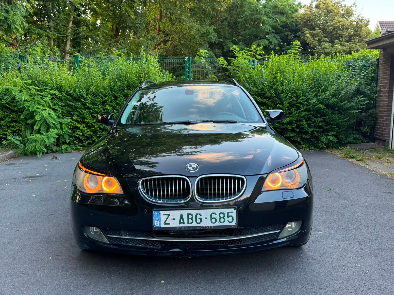 Bmw 525IA, Auto's, BMW, Automaat, Zwart, Zwart, Break