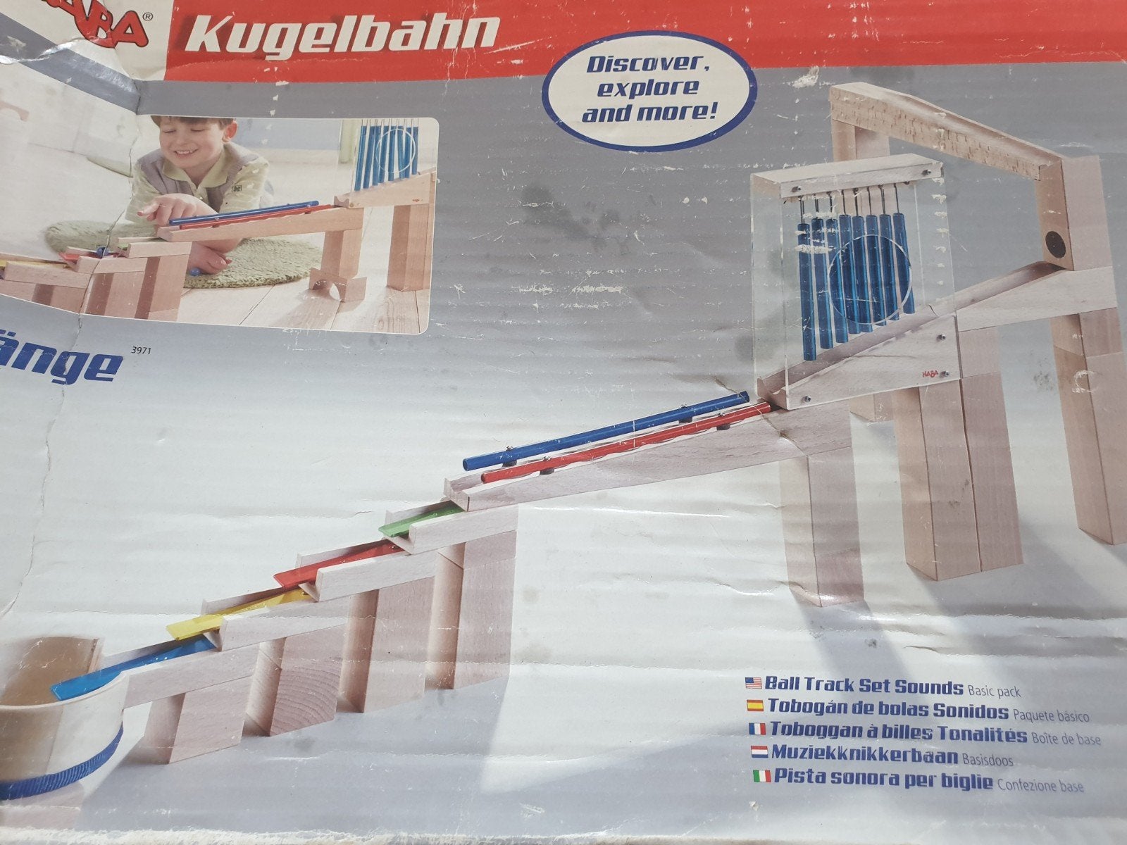 houten knikkerbaan, Ophalen