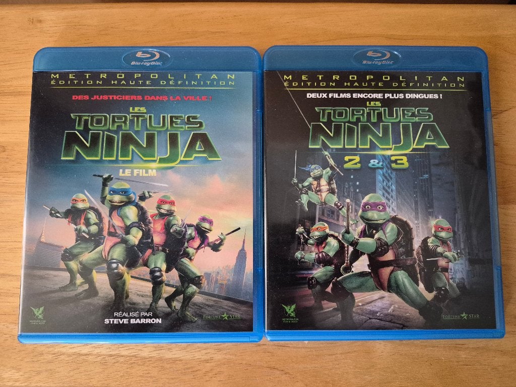 Lot Blu-Ray intégrale Les Tortues Ninja, Avec suppléments, Action, Comme neuf, Enlèvement
