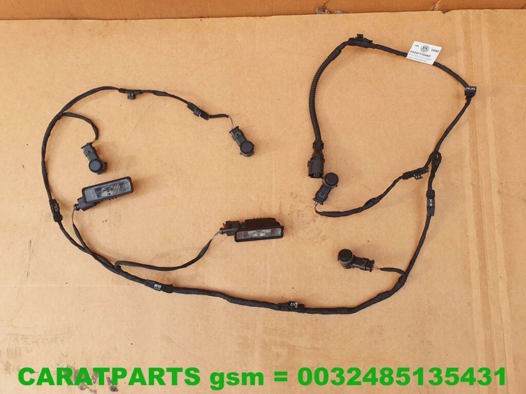5g0971104ad kabelboom golf 7 achterbumper + 4 pdc sensoren, Auto-onderdelen, Gebruikt, Volkswagen, Volkswagen AG, Vw@volkswagen.de