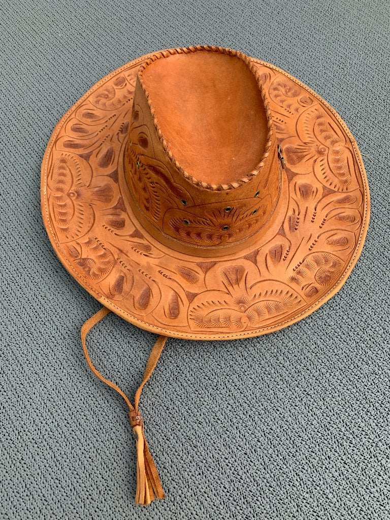 Cowboyhoed in echt leder - nieuw !, Kleding | Heren, Hoeden en Petten, Ophalen, Nieuw