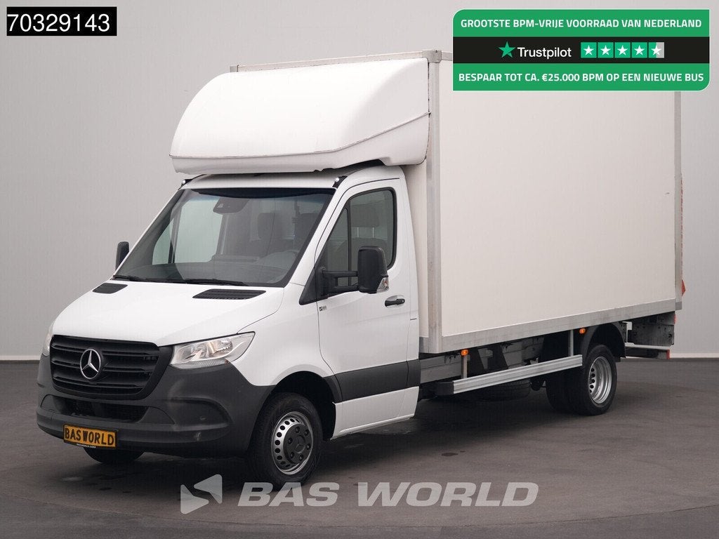 Mercedes Sprinter 515 CDI Automaat Laadklep Zijdeur Dubbellu, Automaat, Stof, Gebruikt, Wit