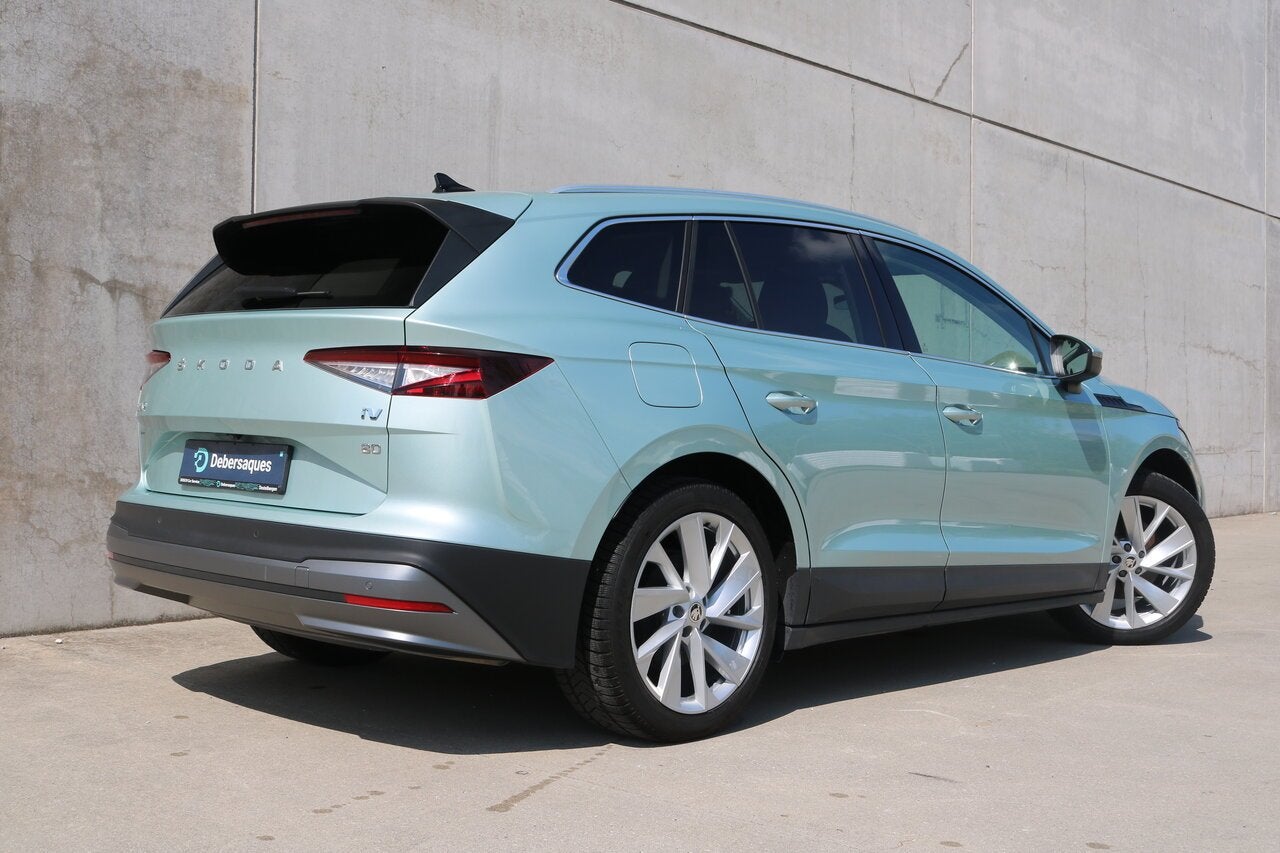 Skoda Enyaq Enyaq 82 kWh 80, Auto's, Skoda, Zwart, 0 kg, 5 zetels, 5 deurs