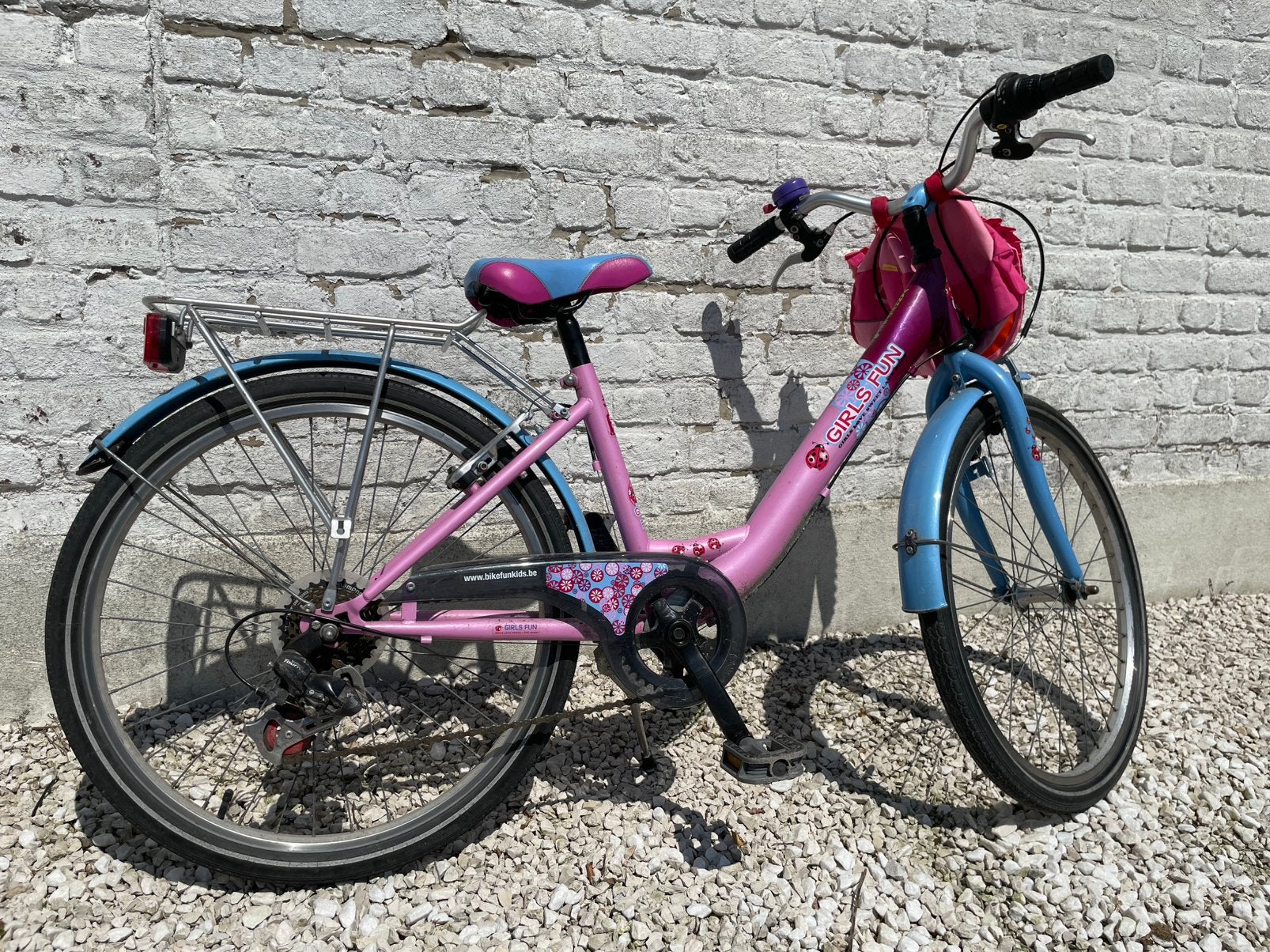 kinderfiets 8 -9 jaar, Ophalen, Velgrem, Versnellingen, Gebruikt