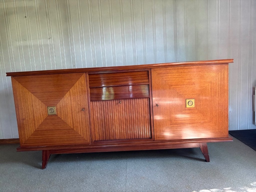 Vintage eetkamerset jaren 60., Enlèvement, Utilisé, Avec tablette(s), Moins de 100 cm