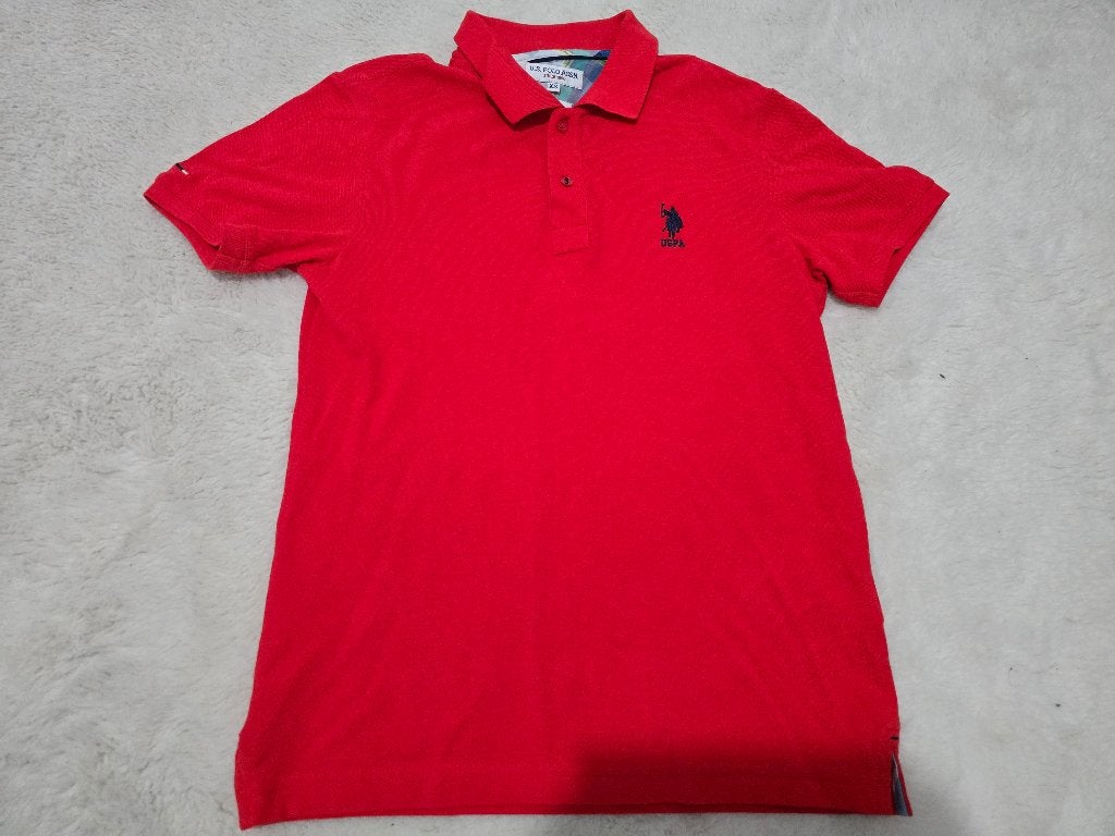 Polo U.S. Polo Assn. rouge NEUF, Enlèvement ou Envoi, Neuf, Taille 46 (S) ou plus petite, Rouge