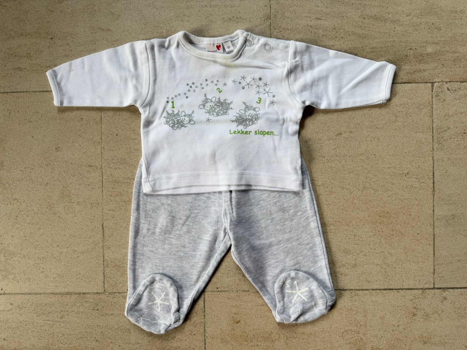 Pyjama Prénatal maat 56, Enfants & Bébés, Vêtements de bébé | Taille 56, Enlèvement ou Envoi, Utilisé, Garçon ou Fille, Vêtements de nuit ou Sous-vêtements
