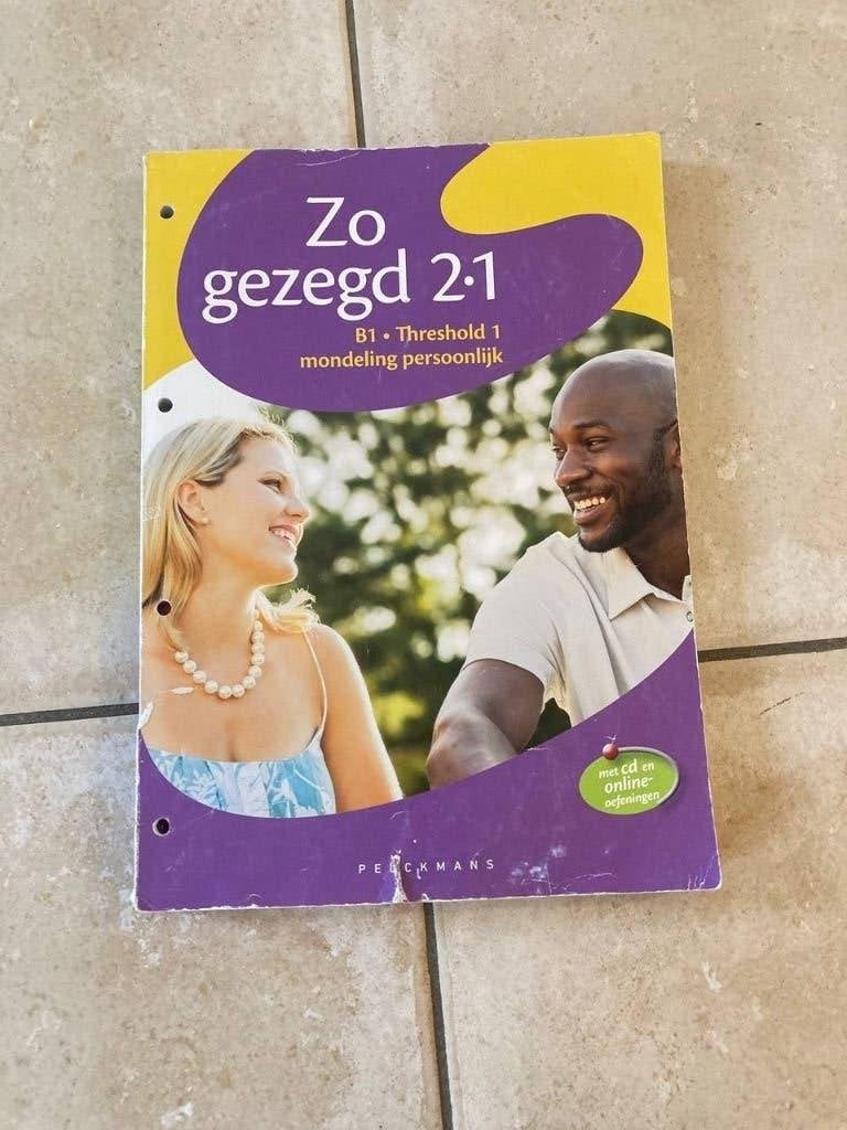 Zo gezegd 2.1 mondeling persoonlijk, Pelckmans, Nederlands, Overige niveaus, Ophalen