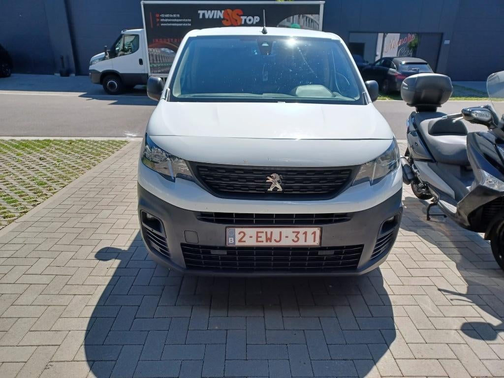 peugeot partner 3-zit, Auto's, Euro 5, Stof, Zwart, 4 cilinders