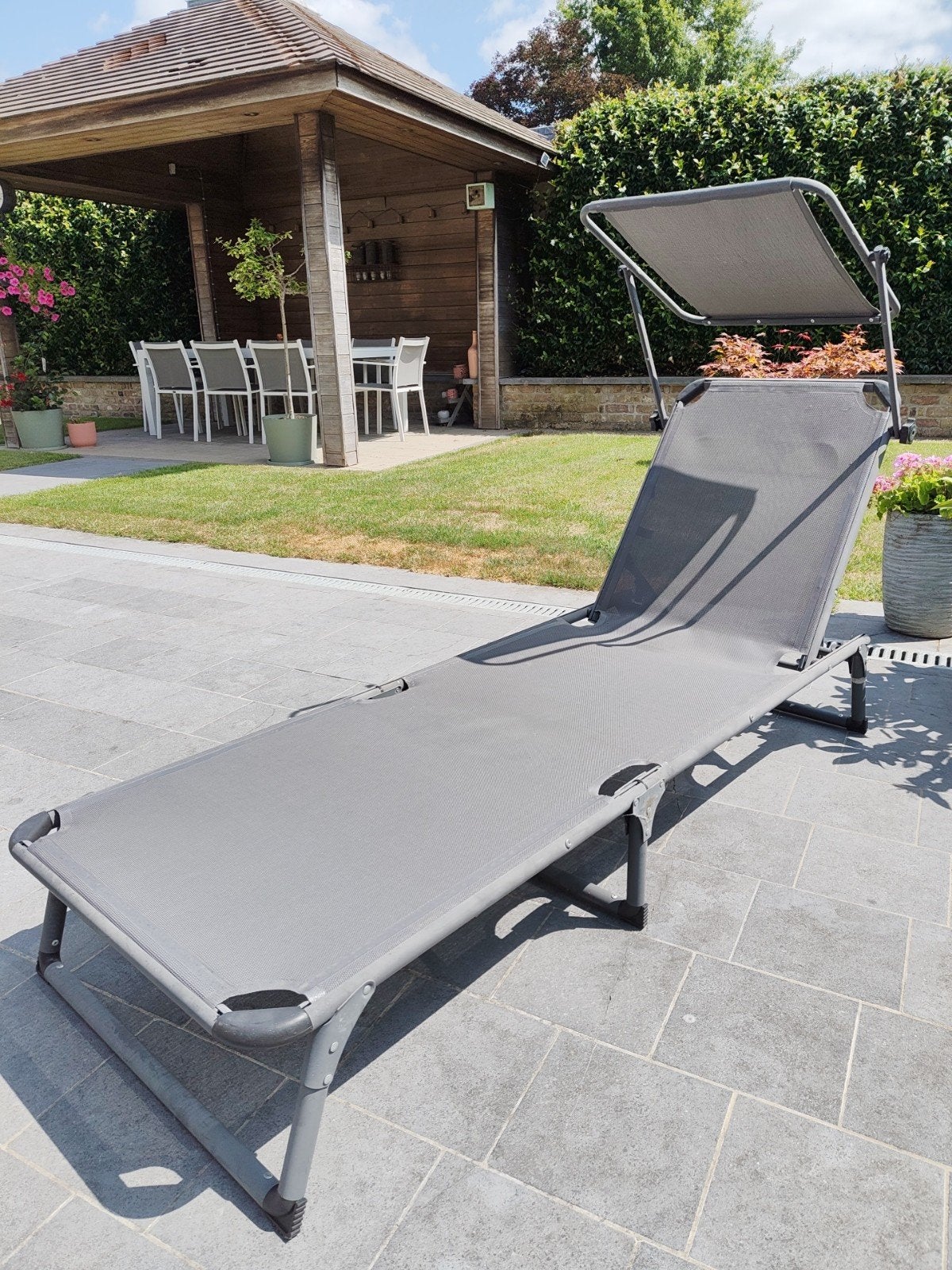 Fauteuil inclinable en bon état, Jardin & Terrasse, Enlèvement