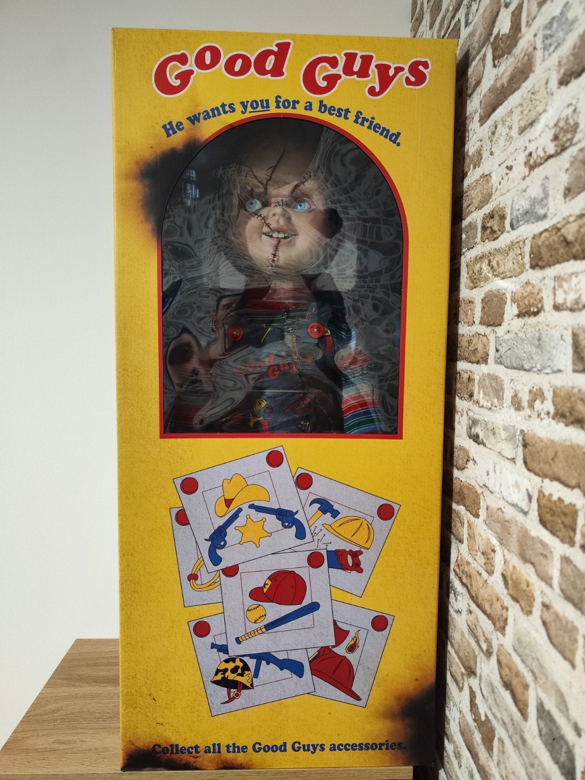 Chucky real size met draaibare ogen, Verzamelen, Ophalen