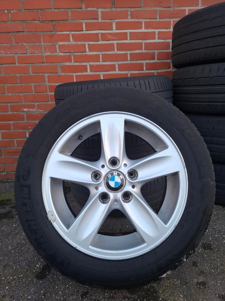 16 inch BMW velgen met Michelin banden, Auto-onderdelen, Banden en Velgen, Ophalen, Gebruikt, 16 inch, Banden en Velgen