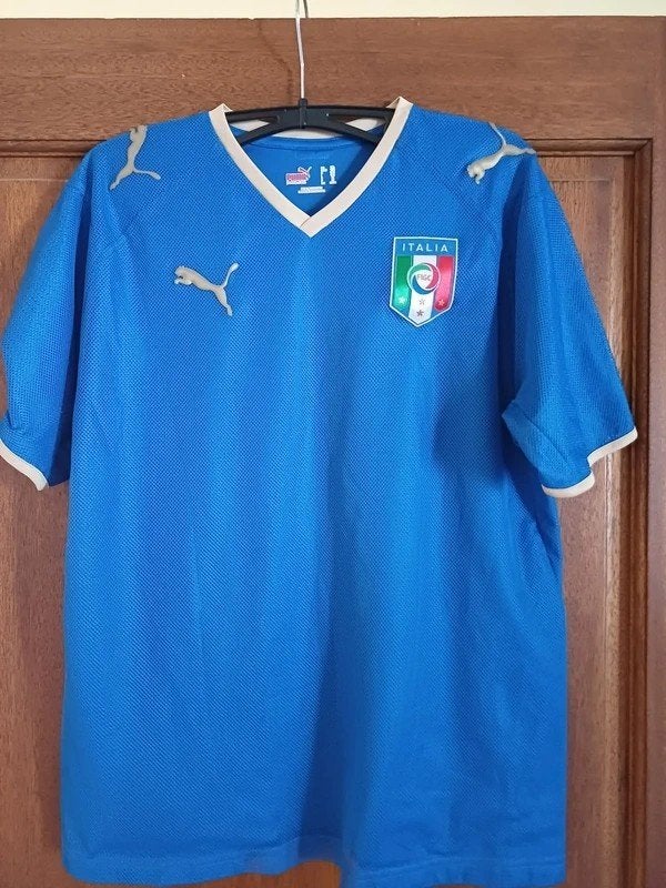 Italy Home 2008 Vintage fietsshirt - Puma, maat 14 jaar, Maat S, Verzenden, Zo goed als nieuw, Shirt