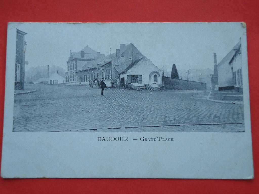 Saint-Ghislain - Baudour Grand' Place, Collections, Enlèvement ou Envoi, Avant 1920, Non affranchie, Hainaut
