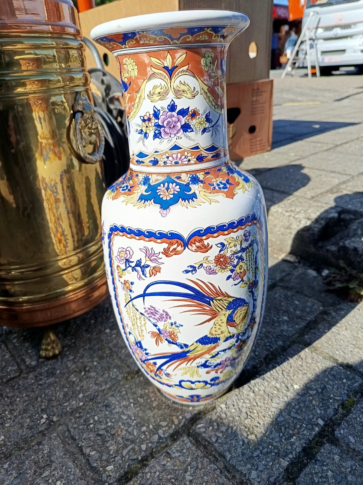 J.P.Derevua hoge Chinese stijl vaas, Ophalen